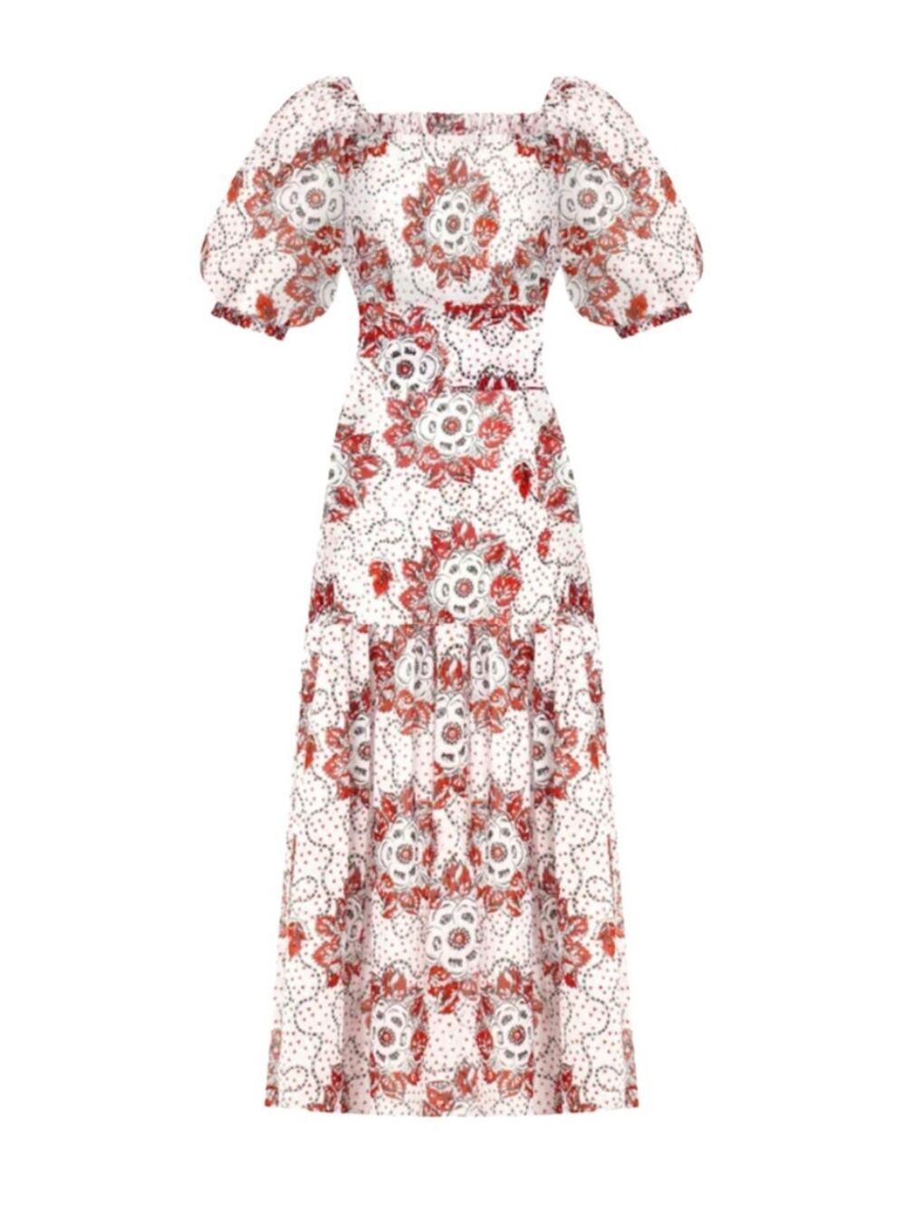 The Vampire’s Wife NWT the guardian wild meadow rose cotton dress summer size 6